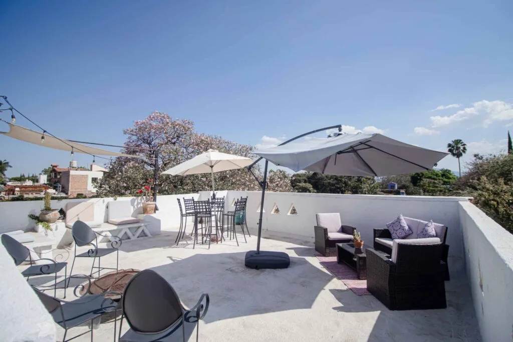 Hotel Casa Blanca Ajijic - terraza