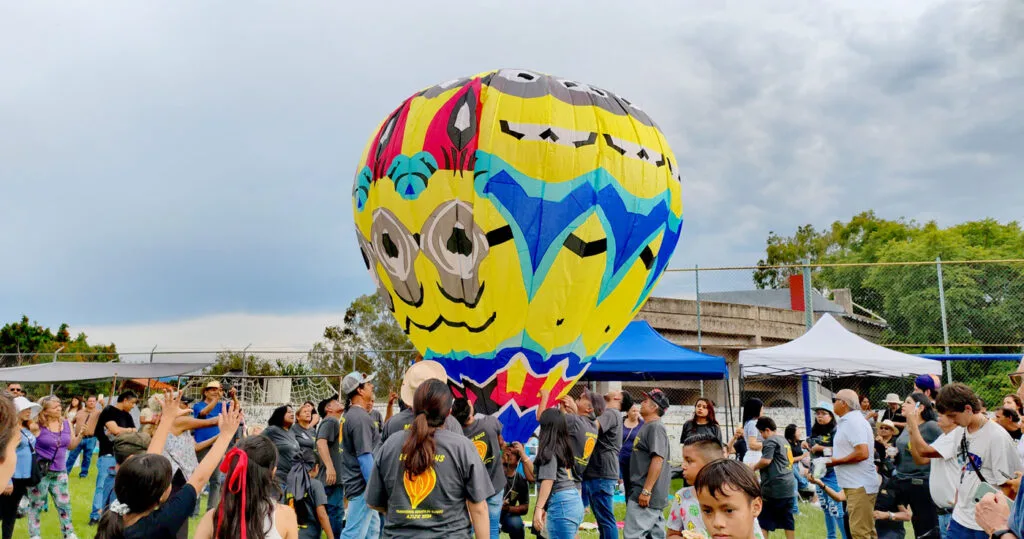 Ballon regatta in Ajijic