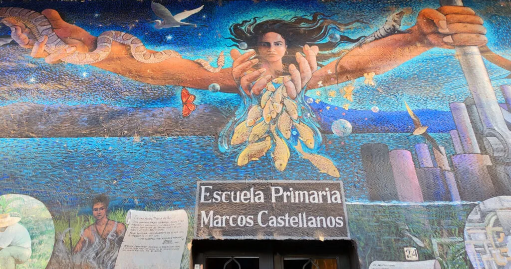 Mural by Efren Gonzalez on Parroquia Street