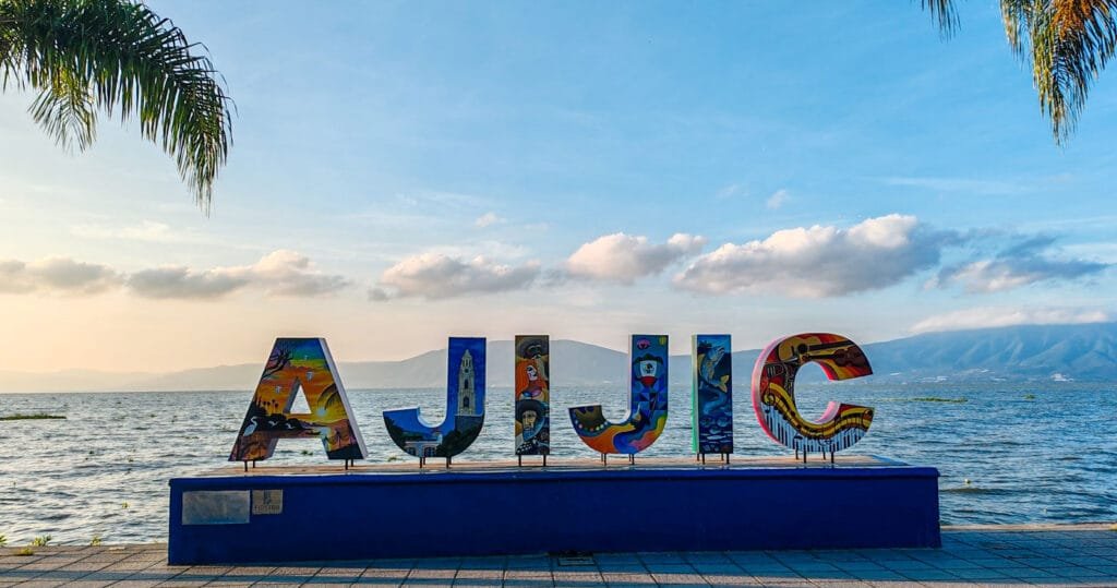 Sunrise on the Ajijic boardwalk