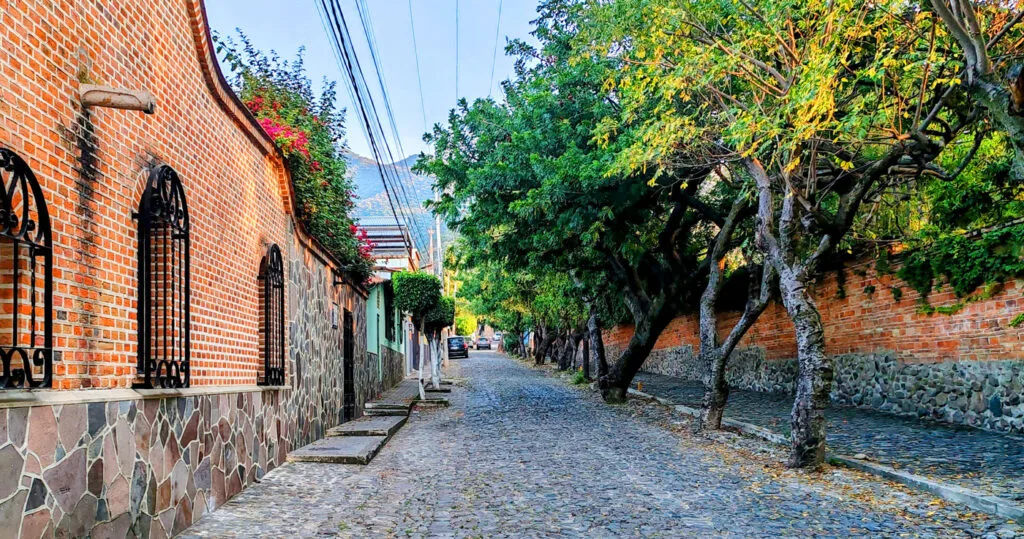 Cobblestone streets of Ajijic