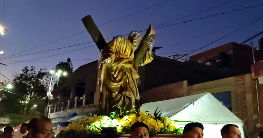 Procession of Saint Andrew during the Ajijic festivities