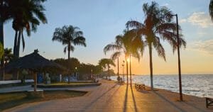 Sunrise on the Ajijic boardwalk