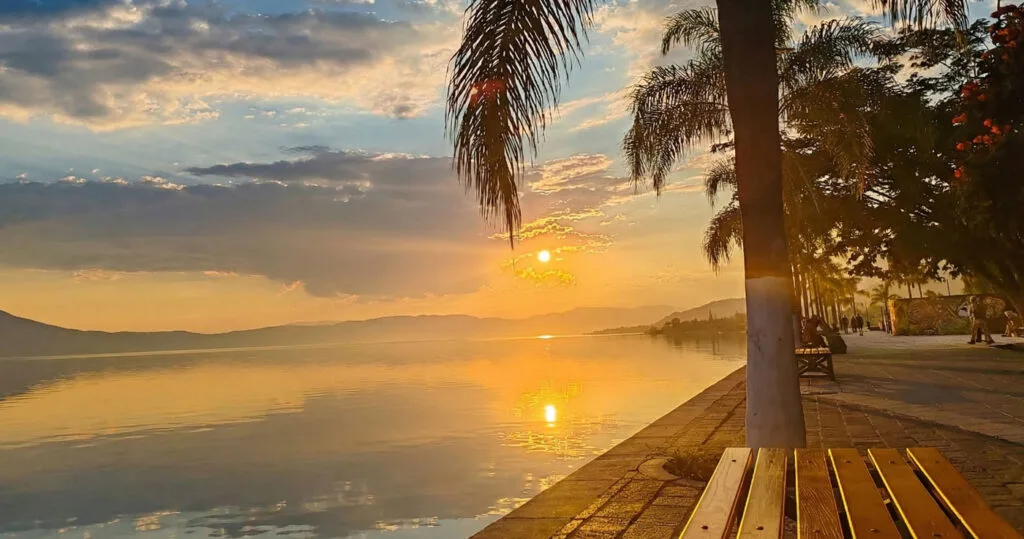 Sunset on the Ajijic Malecon